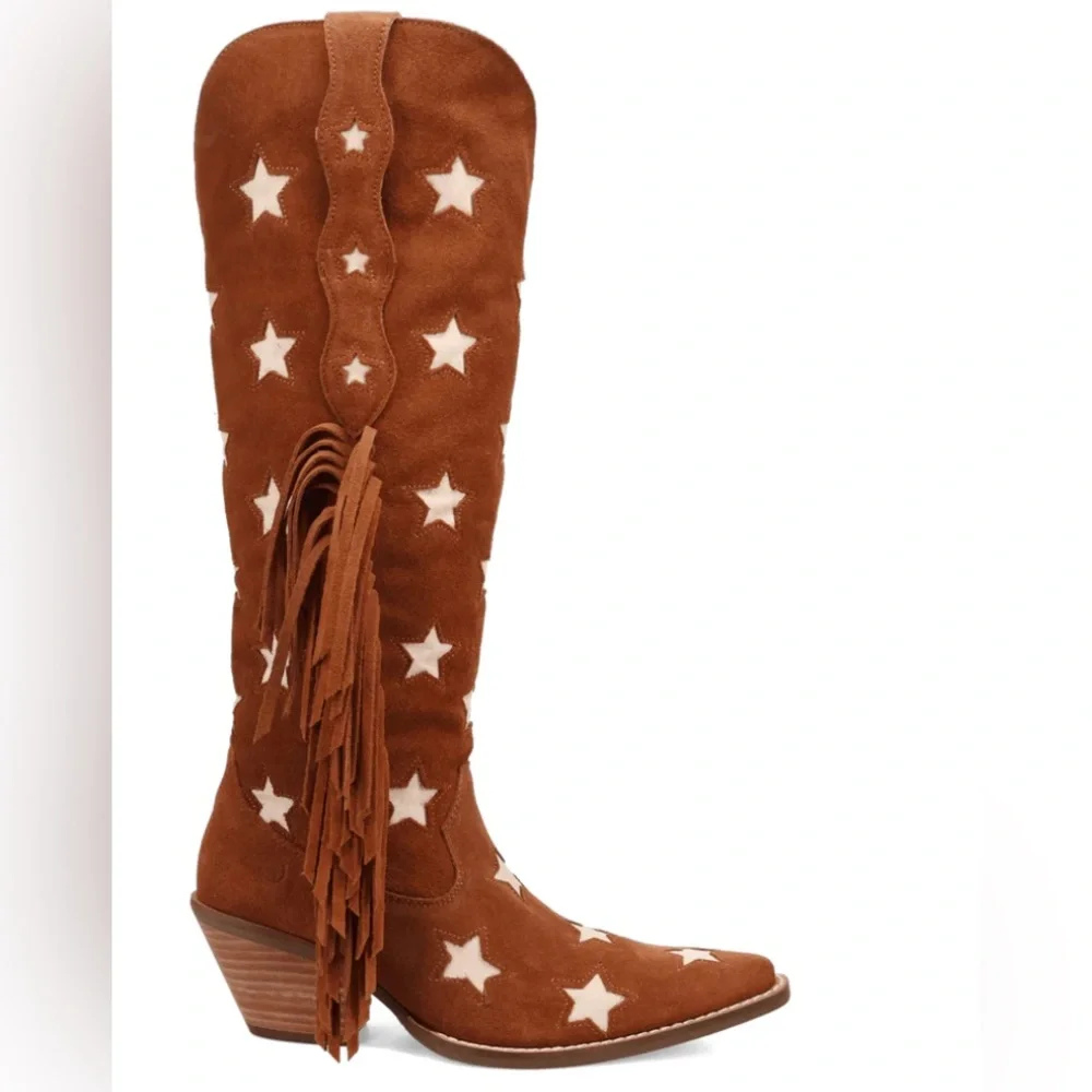 Dingo Super Star Brown Suede Boot - Picture 5 of 7